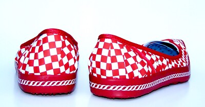 Chaussures Irregular Choice Starboard - Taille 6, Style Designer, Flats Rouges En Coton