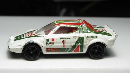 Tomica Tomy F27 Lancia Stratos HF Alitalia 1:57 Rally Racing Car Vintage 1977 - Picture 6 of 10