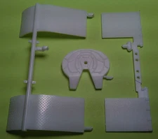 Kenworth W900 KW Rig Semi 1/25 Truck 5th Wheel Mud Flaps Fenders Model Car Part