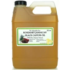 Rosemary Jamaican Black Castor Oil 100% Pure Natural Organic Healthy Hair Care!