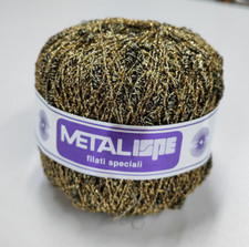 Gomitolo Filo Lurex  Filato lamè per uncinetto ferri maglia art Toreador by ISPE