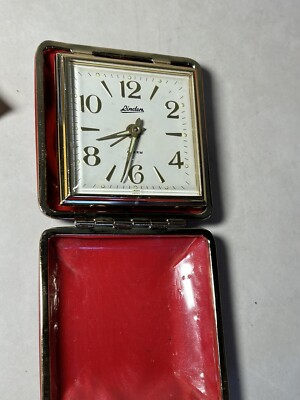 Linden Japan Travel Alarm Clock Original Box And Paperwork Works