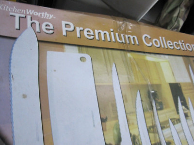 KITCHEN KNIVES, THE PREMIUM COLLECTION (KITCHEN WORTHY BRAND)