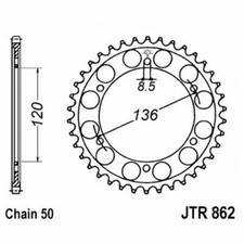 Crown JT 862 Z44 Yamaha 500 RD LC 1984-1985