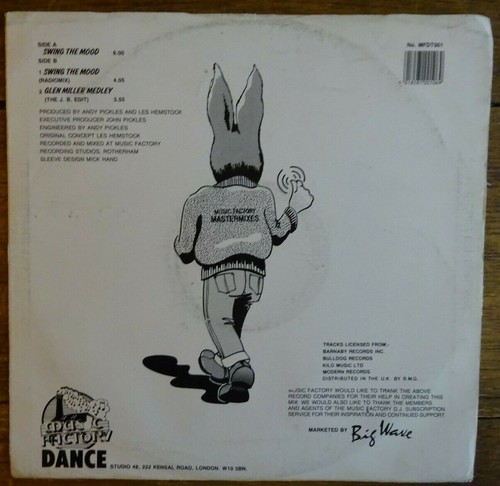 JIVE BUNNY - SWING THE MOOD 1989 12" VINYL SINGLE. MFDT 001. - Picture 2 of 4