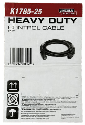 Lincoln Electric K1785-25 Heavy Duty Control Cable, 25 Feet. 14 M To 14 F.