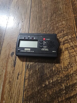 Korg CA-30 Chromatic Tuner LCD Needle C1-C8 Pitch Detection Compact 