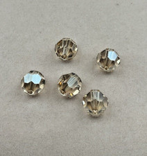 10 PACK SWAROVSKI STRASS CRYSTAL BEAD 8502 10MM BEAD - Golden Shadow