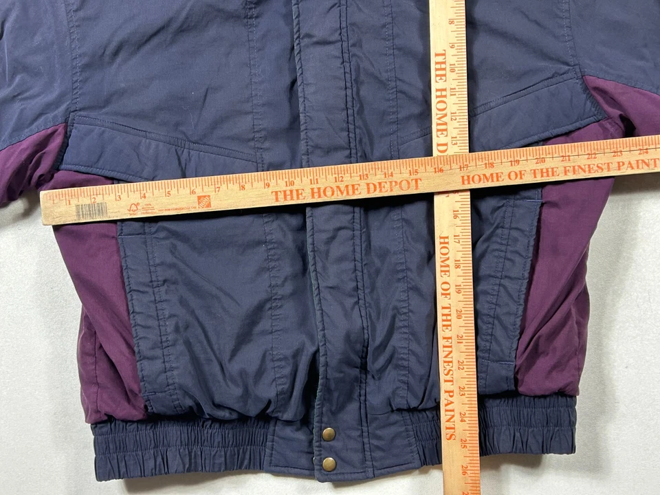 Chaqueta cortavientos Lobo by Pendleton para hombre talla XL azul nailon manga larga cremallera completa Foto 4 de 4