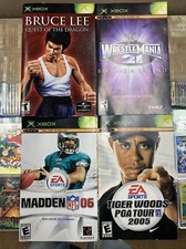 original xbox game manual lot of 4 manuals