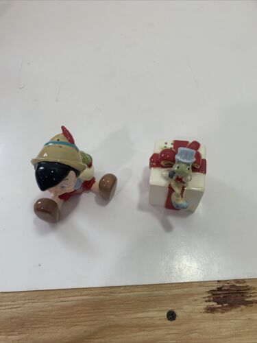Vintage Jiminy Cricket und Pinocchio Salz und Pfeffer Shake ist - Bild 2 von 8