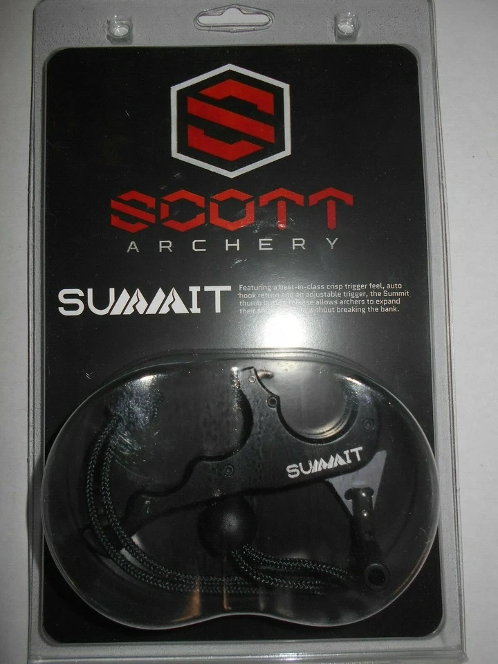 @NEW@ Scott Archery Summit 4 Finger Thumb Button Handheld Release Aid - Image 2 of 2