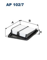 Luftfilter Filtron Ap 102/7 Filtereinsatz FüR Honda Accord Cu Cw 8 Tourer Ix Cr