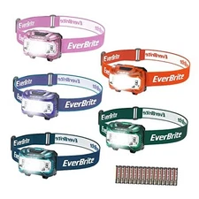  Headlamp, 5 Pack Kids Headlamp with Red Light and Memory Function, Multicolor