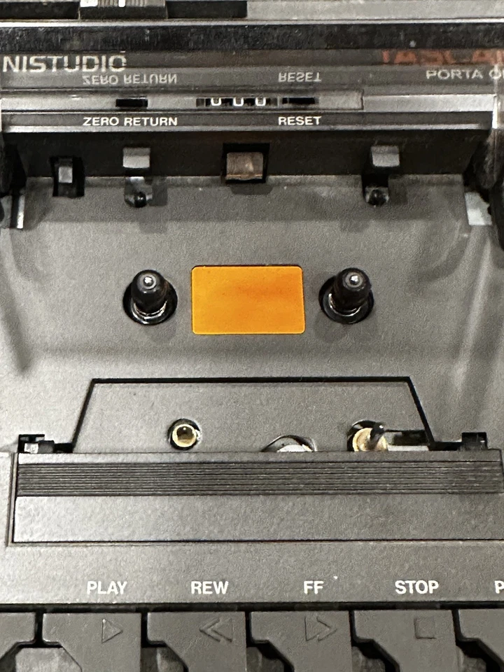 Vintage Analog Tascam Porta One Mini Studio 4 Track Cassette Recorder-For Parts- - Image 3 of 4