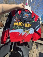 Vintage JH Design Daytona 500 Disney Mickey And Friends Racing Jacket - Kids S