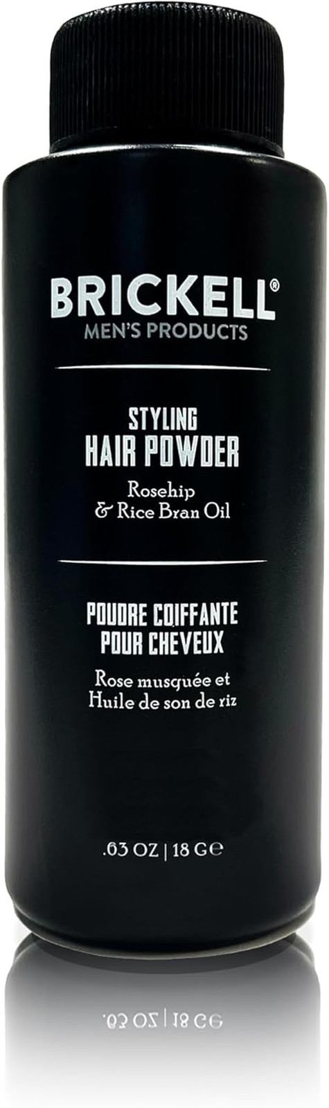 Brickell Men'S Styling Hair Powder for Men, Crea Volume, Polvere Texturizzante N