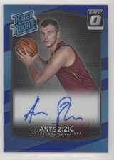 2017 Donruss Optic Rated Rookie Blue Prizm Signatures 3/49 Ante Zizic Auto 0c2