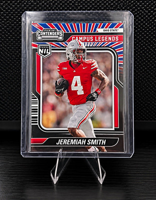 Panini 2024-25 Contenders NIL Campus Legends #7 Jeremiah Smith Red/White/Blue