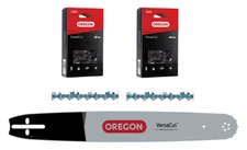 20" Bar & 2x Chains For McCulloch 1-10 2-10 3-10 4-10 200VXLHD176 / 72EXL070G(2)