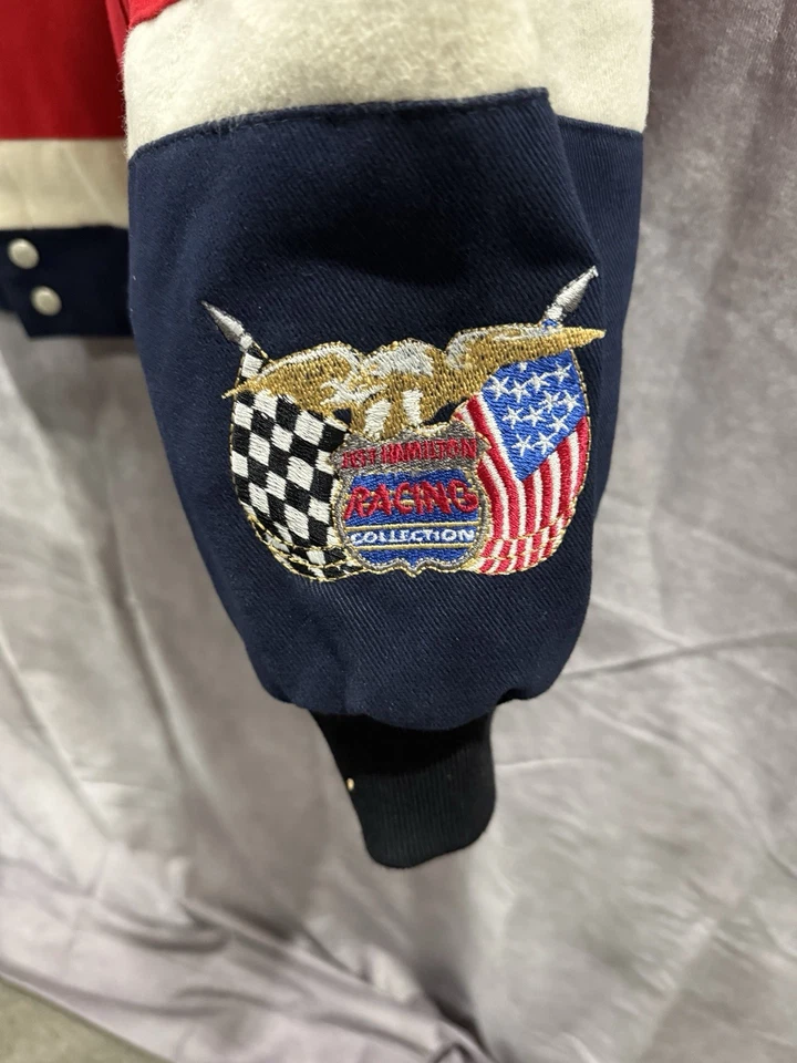 Valvoline #6 Mark Martin Team Racing Jacket (XL) (Cotton Shell, Satin Lining) - Image 4 of 4