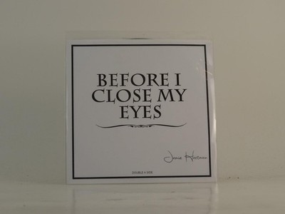 JAMIE HARTMAN BEFORE I CLOSE MY EYES (D93) 2 Track Promo CD Single including Pic