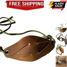 Leather Shepherd Sling Handmade Paracord Shepherds Sling Rock Thrower Old-Fas...