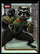 2026 Topps Chrome Marvel Comics #98 Rocket Raccoon Refractor
