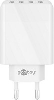 4-Fach Usb-LadegeräT 30W; 4-Fach Usb-LadegeräT 30W, Weiß - Mit 4X Usb-Buchse, Fl