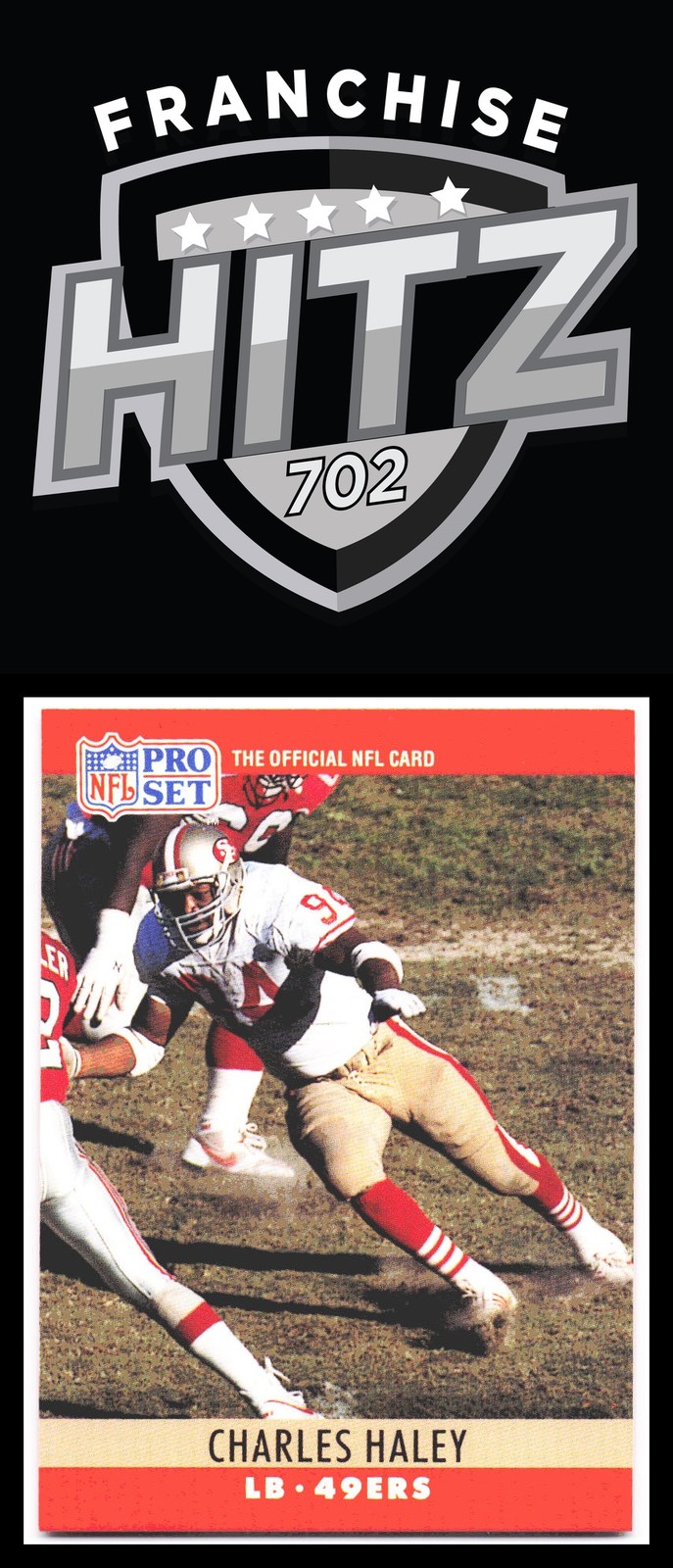 1990 Pro Set FACT Cincinnati #289 Charles Haley