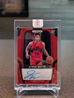 Jakobe Walter 2024 Panini Prizm Black Sensational Signatures Red /99 Rookie Auto