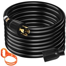 30A 50FT Generator Extension Cord NEMA L14-30 10AWG 4 Prong Copper Wire