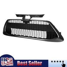 Bumper Grille For 2020 2021 2022 Toyota Corolla Black Assembly Honeycomb Front