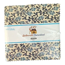 Riley Blake Charm Pack 5" Stacker 42pc "Buttermilk Homestead" Basin Quilt Design