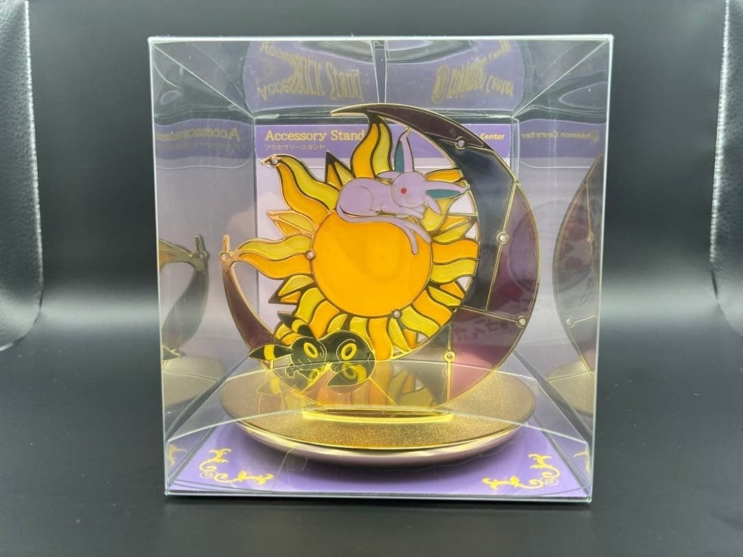 Pokemon Center Original Accessory Stand Umbreon & Espeon 2021 From Japan New