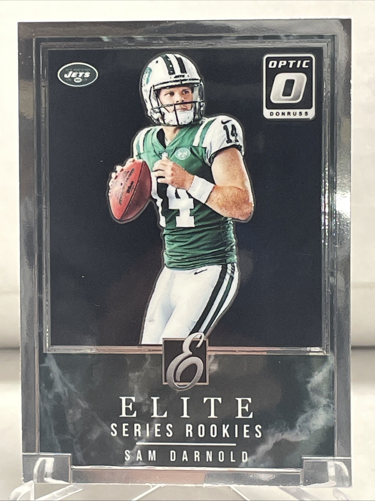SAM DARNOLD 2018 DONRUSS OPTIC ROOKIE ELITE SERIES ROOKIE CARD RC JETS SEAHAWKS
