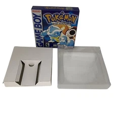 Nintendo GameBoy DMG Game Box Only Inserts Protector Pokemon Blue