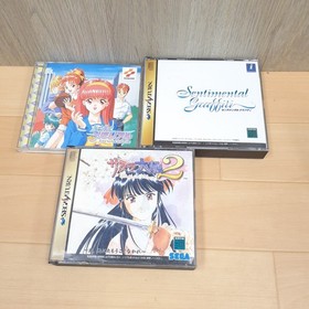 Sega Saturn Console Japan bundle with 5 games Tokimeki Memorial Virtua Fighter