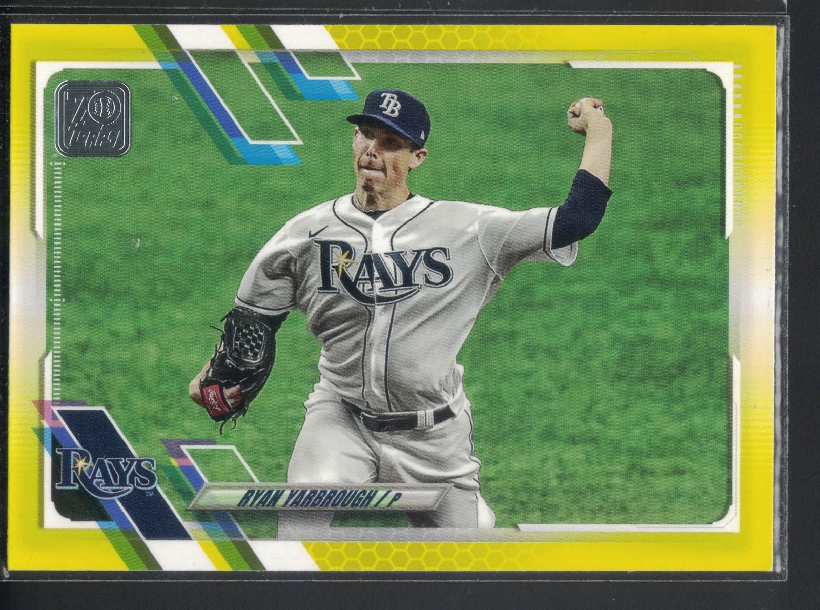 2021 Topps Series 1 - Ryan Yarbrough #196 Yellow Walgreens Rays