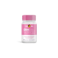 DIM 200mg Diindolylmethane for Women Hormone Skin Menopause Support 60 Veg Caps