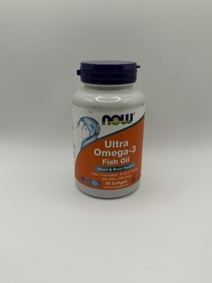 NOW Foods, Ultra Omega-3 Fish Oil, 90 Softgels