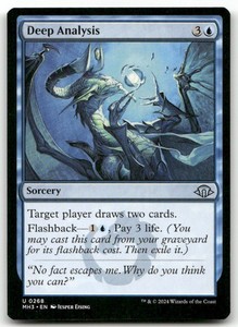 Deep Analysis 268/703 Uncommon Modern Horizons 3 Magic: The Gathering