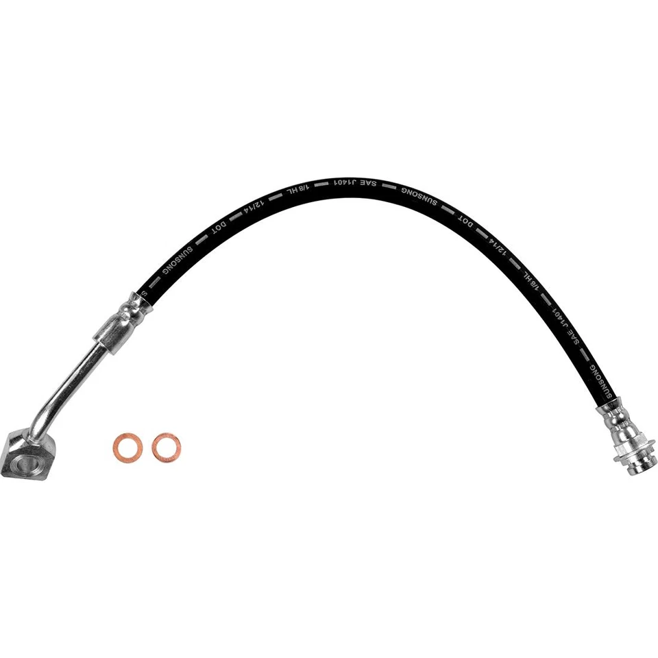 4x Manguera de freno delantera trasera para 2007 2008 2009 2010 Saturn Outlook 3,6 L Foto 3 de 4