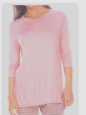 Honeydew Women's Top  Lounge TOP ONLY (PINK Rose Stripe M)NWOT