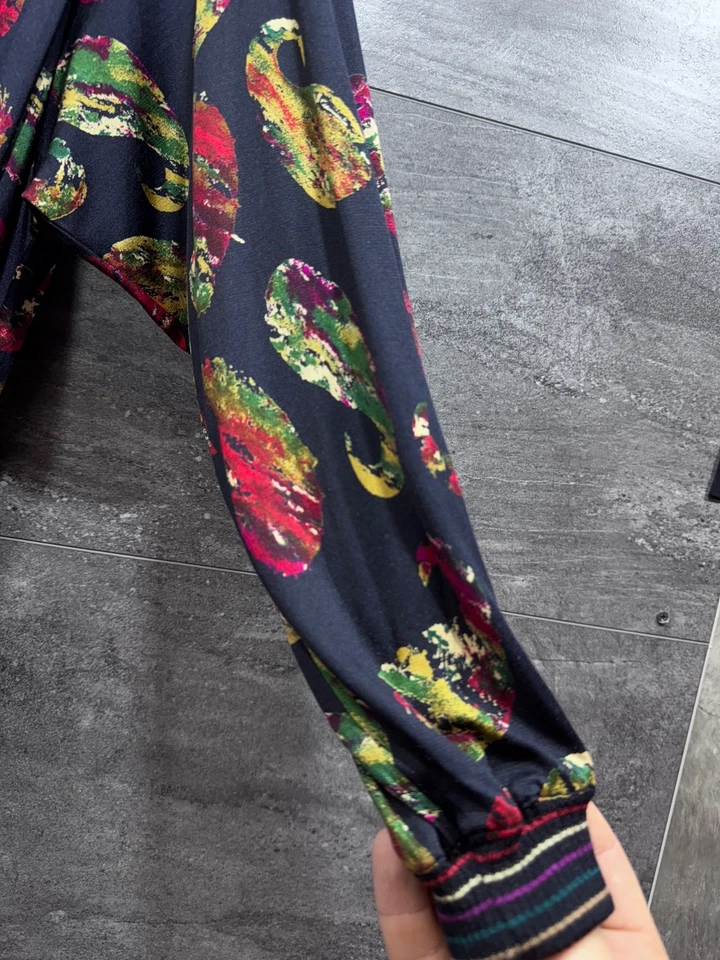 Maxi Vestido Missoni Seda Multicolor Raro Vintage Años 90 Talla M Foto 4 de 4