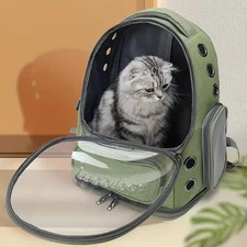 Premium Transparent Pet Carrier Backpack for Cats & Small Dogs Outdoor Travel