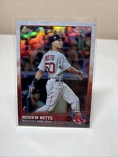 2015 Topps Series 2 Future Stars #389 Mookie Betts Boston Red Sox Refractor Foil