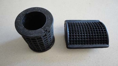 Vespa kick starter brake pedal black rubbers P PX VNX VXS STELLA