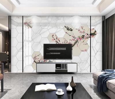 3D Flower Branch 52270NA Wallpaper Wall Murals Removable Wallpaper Fay