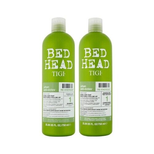TIGI Bed Head Urban Antidotes Level 1 Re-Energize Shampoo & Conditioner 750mL Du - Picture 1 of 2